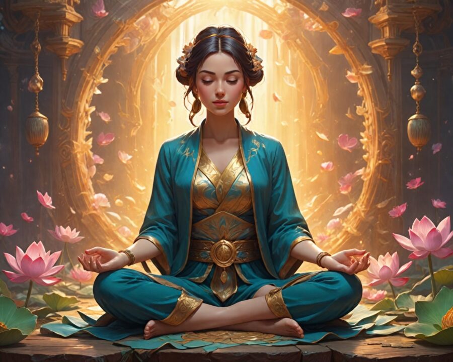 Passo a passo para meditação focada na produtividade e equilíbrio