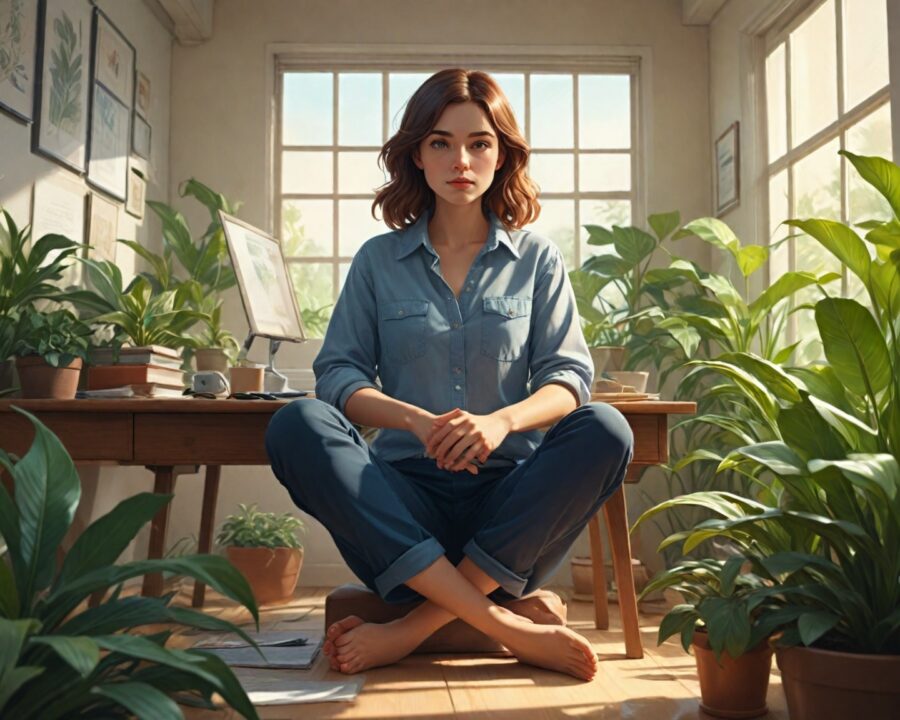 Passo a passo para meditação e bem-estar no trabalho
