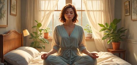 como usar meditação para reduzir ansiedade e acordar com mais disposição